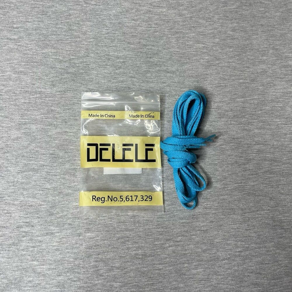 Delele Blue Shoelaces - 1 Pair
